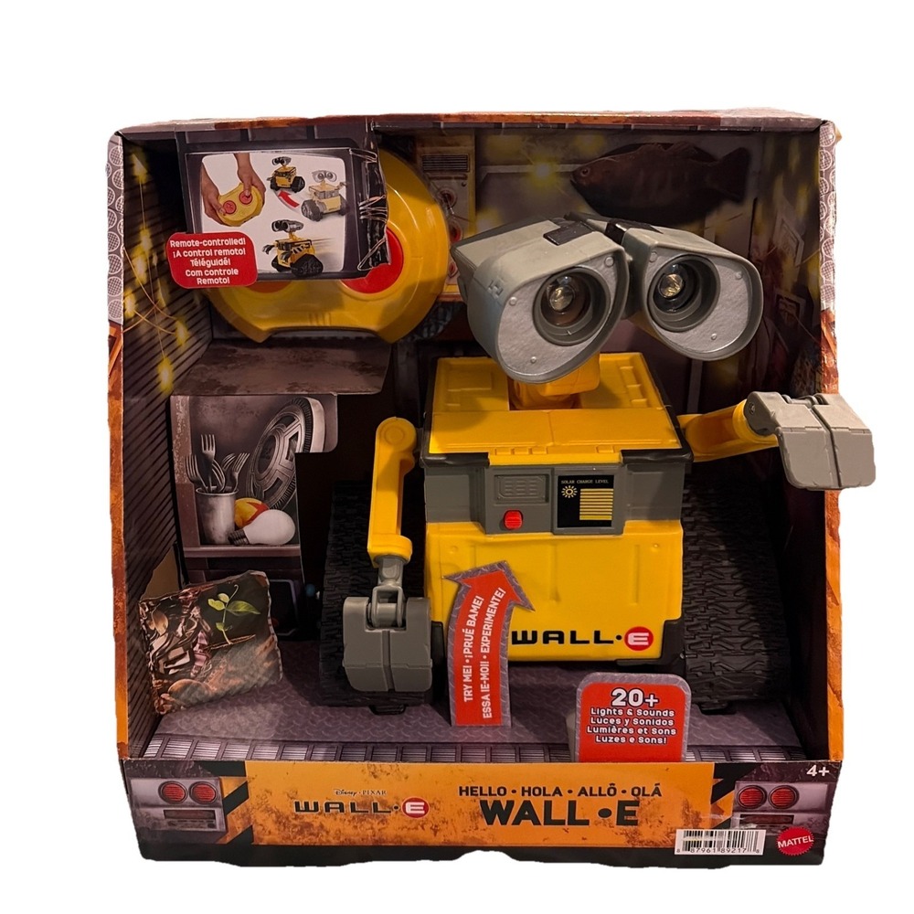 Disney Pixar Wall-E Remote Control Robot Lights Sounds 2019 Toy SEE NOTES